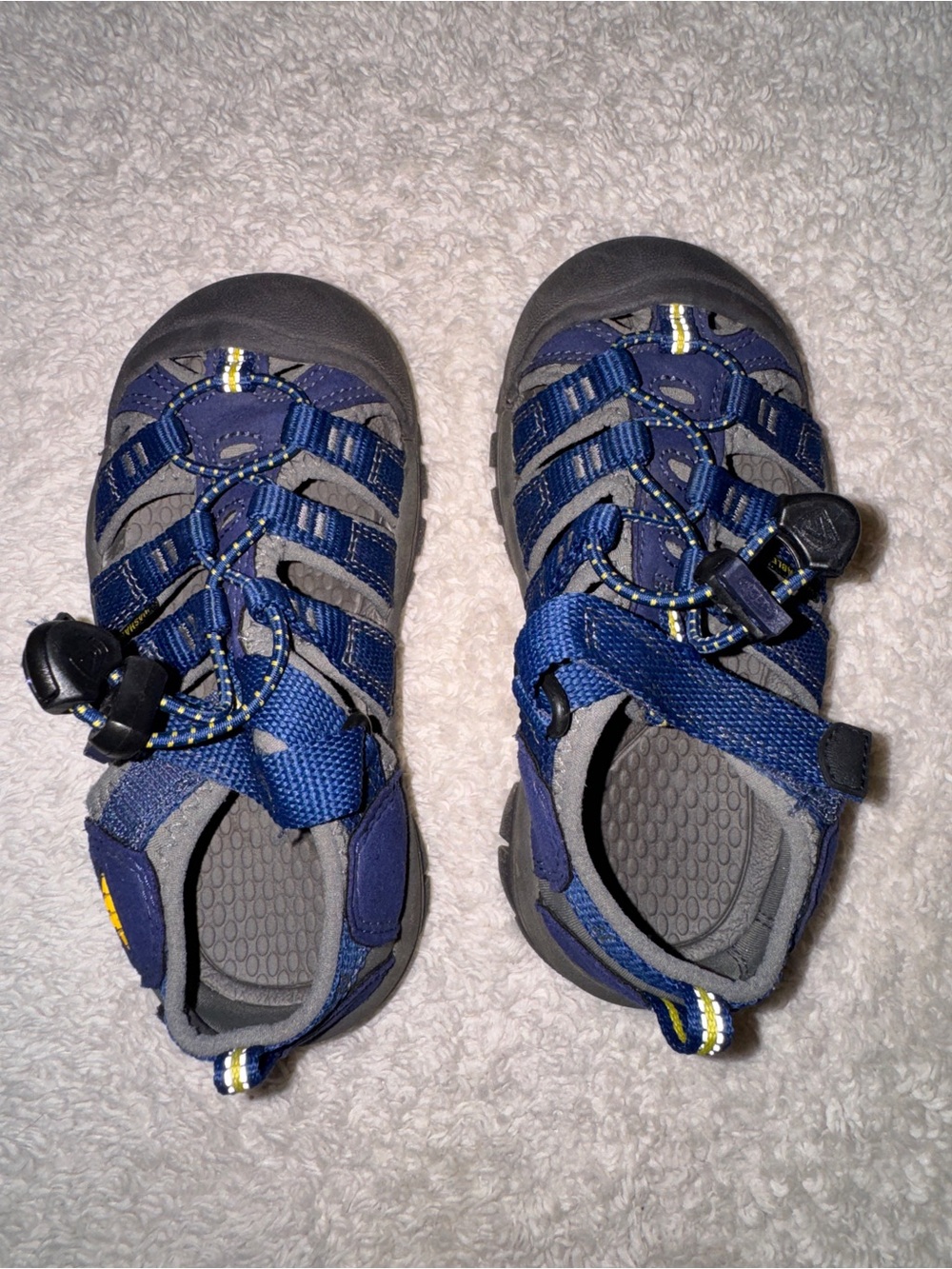 Keen Kids Navy and Gray Closed-Toe Outdoor Sandal